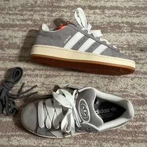 Grey Gum Adidas Campus 00’s